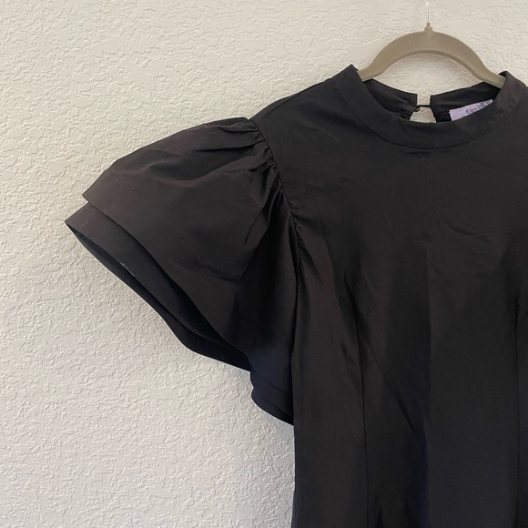 Eien Double Bell Sleeve Small Cocktail Midi Dress Size Small - Picture 4 of 12